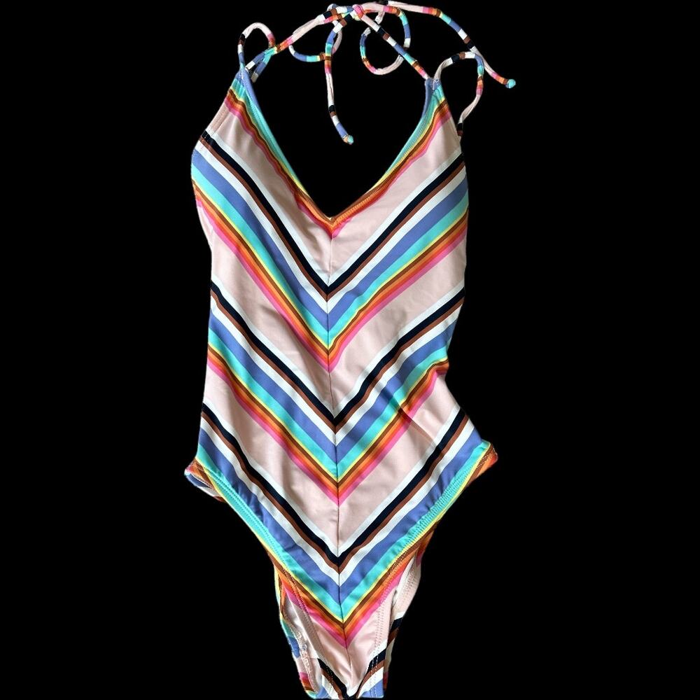 NWOT Hobie Women's Standard Double Strap One Piece Swimsuit Size XS